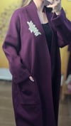 Ghisa Triko hırka - BORDO