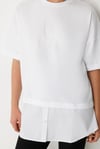 GSBASIC1018/Ghisa Tunik - Beyaz