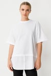 GSBASIC1018/Ghisa Tunik - Beyaz