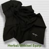 HERBAL BİTKİSEL EŞARP - SİYAH