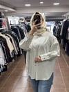 İTALY E20248 CEP DÜĞME DETAYLI ÇİZGİLİ GÖMLEK-GRİ