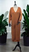 İTALY TRİKO ELBİSE - ORANJ