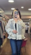 KAHMA KHM25Y14150 FİLE CEKET - BEYAZ
