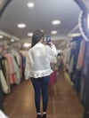 KAHMA KHM25Y14150 FİLE CEKET - BEYAZ