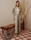Kayra KY-B25-76012 Nakış İşlemeli Rayon İkili Takım -KREM