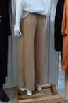 KB KETEN PANTOLON - CAMEL
