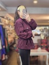 KOL DETAYLI CEKET - BORDO