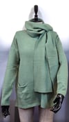 LARA BOYUN TRİKO SWEAT - YEŞİL