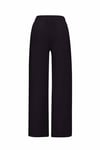 Miss Dalida T25Y-7026 Beli Lastikli Bol Paça Cupro Pantolon - Siyah