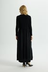 Miss Dalida T26Y-4001 Triko Cupro Elbise - BLACK