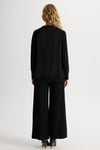 Miss Dalida T26Y-6010 Ön Kısmı Cupro Tunik - BLACK