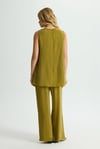 Miss Dalida T26Y-7003 Bol Paça Basic Cupro Pantolon - AMBER