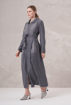 MissWhence 35518 Tencel Pardesü - Gri