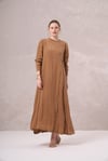 MissWhence 35800 İpek Elbise - Camel