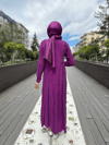 MissWhence 35800 İpek Elbise - FUŞYA