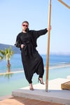 MissWhence 35823 İpek Tulum & Ceket - Siyah