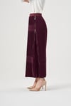 MissWhence 35901 Piliseli Etek - Bordo
