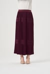 MissWhence 35901 Piliseli Etek - Bordo