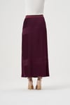 MissWhence 35901 Piliseli Etek - Bordo