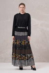 MissWhence 35906 Patchwork Etek - Siyah