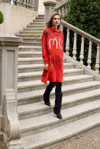 MissWhence 36021 Triko Tunik - -Turuncu