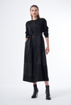 MissWhence 36804 Patchwork Elbise - Siyah