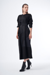 MissWhence 36804 Patchwork Elbise - Siyah