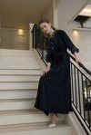 MissWhence 36815 Cupro Elbise - Sİyah