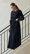 MissWhence 36815 Cupro Elbise - Sİyah