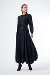 MissWhence 36820 Cupro Elbise - Siyah