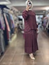 MissWhence 37016 Cupro Etek Takım - Bordo