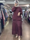 MissWhence 37016 Cupro Etek Takım - Bordo