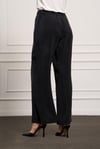 MissWhence 37110 Cupro Bol Pantolon - Siyah