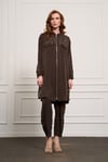 MissWhence 37402 Cupro Kap - Kahve