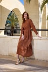 MissWhence 37800 Elbise - Hardal