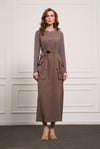 MissWhence 37814 Basic Elbise - Vizon
