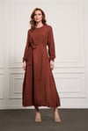 MissWhence 37831 Elbise - Turuncu