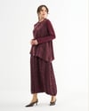 MissWhence 39002 TUNİK TAKIM-BORDO