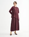 MissWhence 39002 TUNİK TAKIM-BORDO