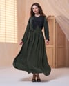 MissWhence 39801 Patchwork ELBİSE - HAKİ