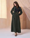 MissWhence 39801 Patchwork ELBİSE - HAKİ