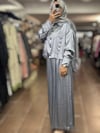 Moodbasic  İPEK SATEN BOL PANTOLONLU TAKIM - 