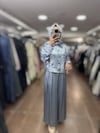 Moodbasic  İPEK SATEN BOL PANTOLONLU TAKIM - 