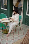 Moodbasic Marwa Güpürlü Fileli Üçlü Takım - Vanilya