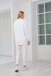 Moodbasic MB21.289 KABARTMA DESENLİ SCUBA TUNİK - EKRU