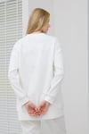 Moodbasic MB21.289 KABARTMA DESENLİ SCUBA TUNİK - EKRU