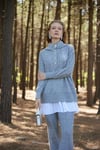 Moodbasic MB30.40 KAPÜŞONLU SERPME ÜÇLÜ TRİKO TAKIM - GRİ