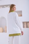 Moodbasic Renkli Cep Detaylı Modal Takım - ekru/olive