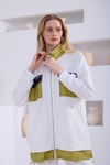Moodbasic Renkli Cep Detaylı Modal Takım - ekru/olive