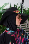 Moodbasic RENKLİ ŞERİT AKSESUARLI ŞAPKA - SİYAH